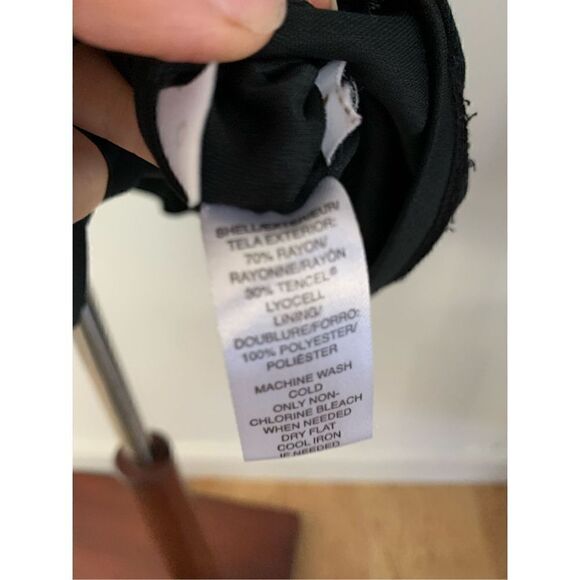 Loft stretch dress stripped sized petite large - Picture 5 of 6